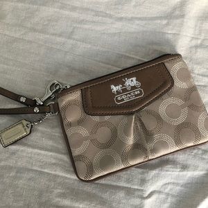 Small Coach Wristlet